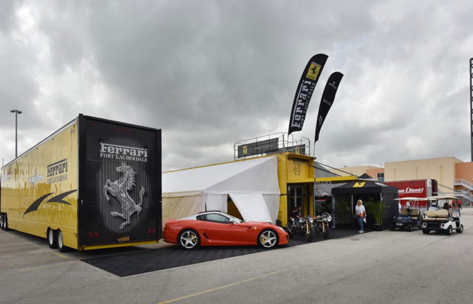 Ferrari Ft Lauderdale Hospitality Area