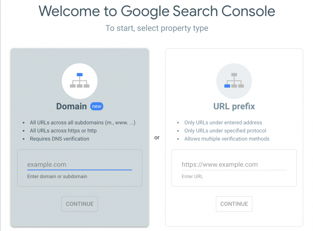 google search console