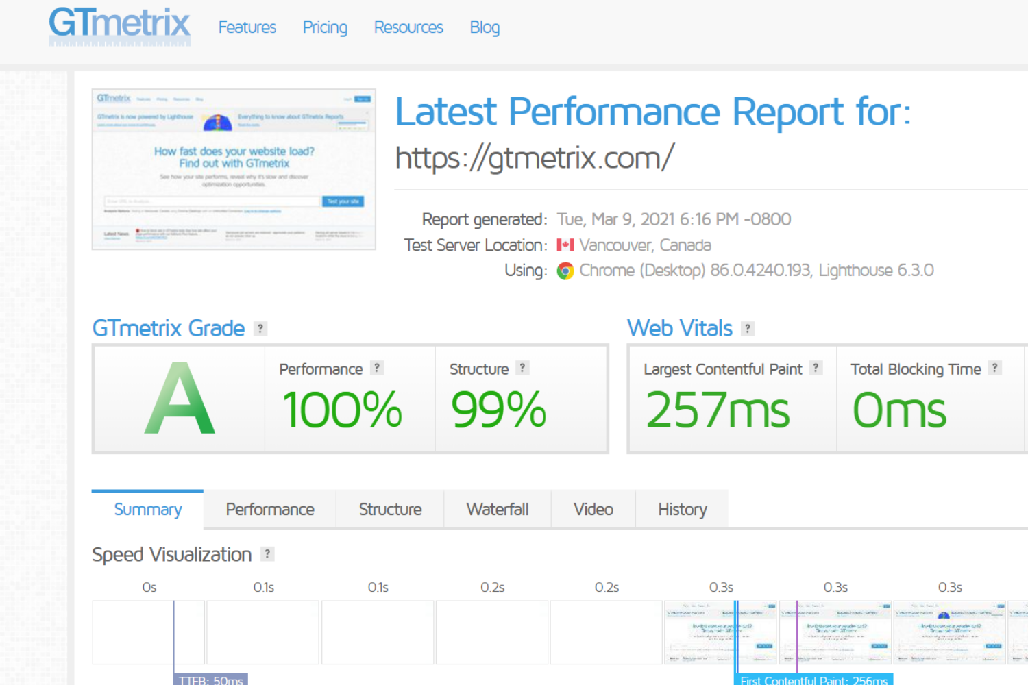 optimizing web design for fast loading